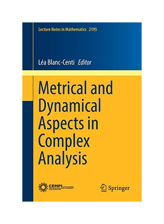 Metrical And Dynamical Aspects In Complex Analysis paperback english - 4 Nov 2017 