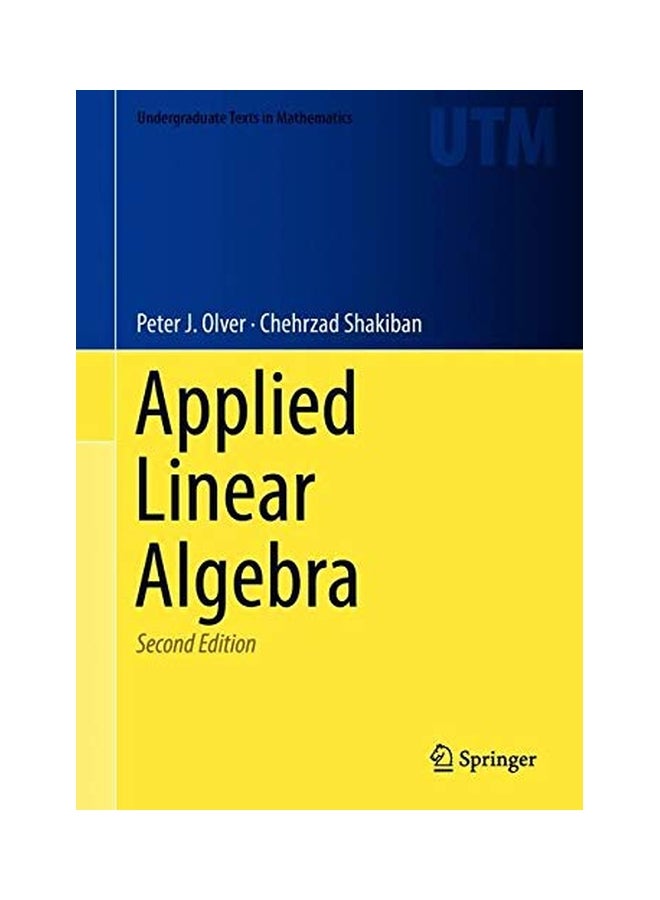 Applied Linear Algebra Hardcover English by Peter J. Olver - 26 Jun 2018 