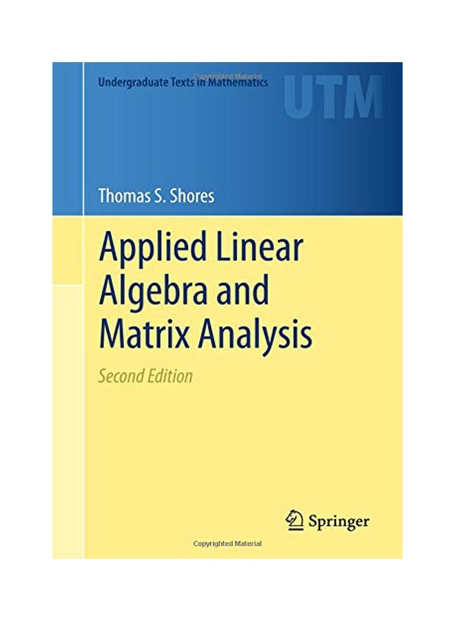 Applied Linear Algebra And Matrix Analysis hardcover english - 22nd June 2018 