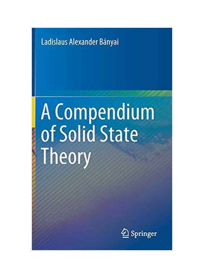 Compendium Of Solid State Theory hardcover english - 12th Jul 2018 