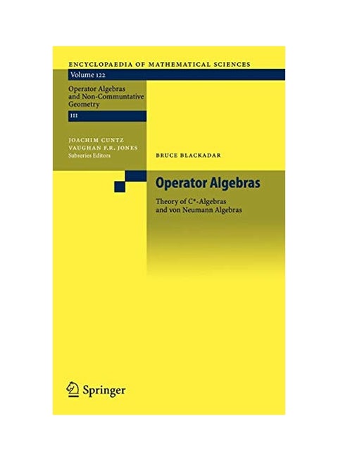 Operator Algebras: Theory Of C*-algebras And Von Neumann Algebras hardcover english - 15 Jan 2006