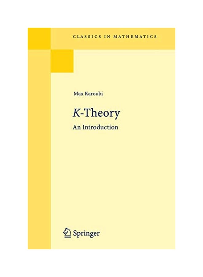 K-theory: An Introduction paperback english - 19 Nov 2008 
