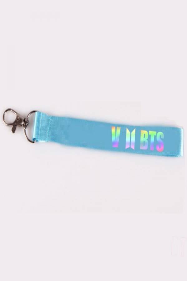 BTS Keychain Blue/Silver  - Image 2