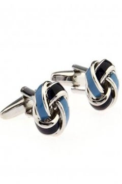 Generic Alloy Twist Shaped Cufflinks  - Image 2