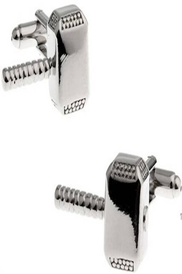 Alloy Superhero Series Quake Cufflinks  - Image 3
