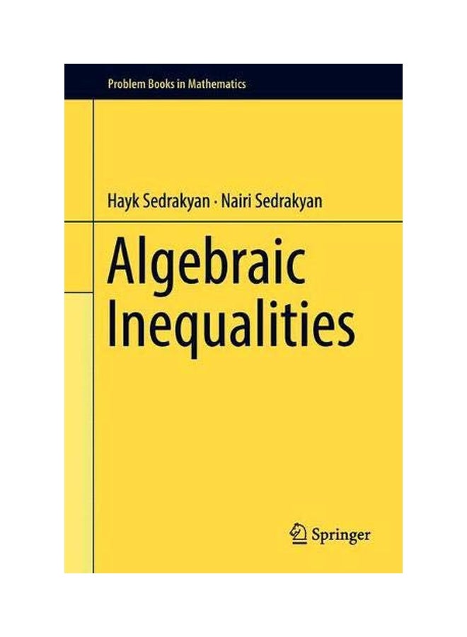 Algebraic Inequalities Hardcover English by Sedrakyan - v1555612575/N23777572A_1