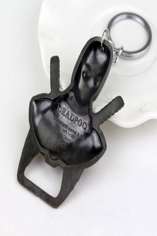 Bronze Alloy Metal Bottle Opener Key Holder Casual Key Chain - Image 3