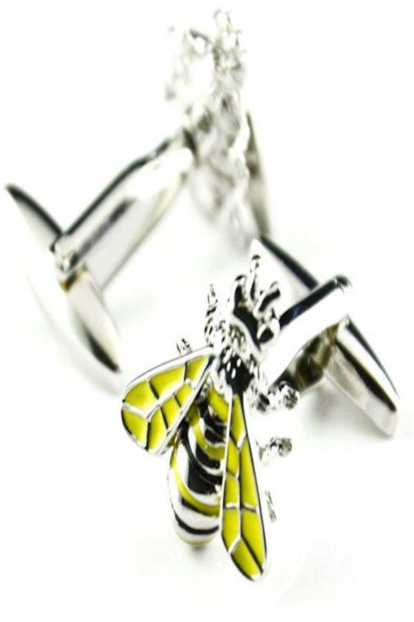 Generic - Bee Shaped Copper Cufflinks - Image 1