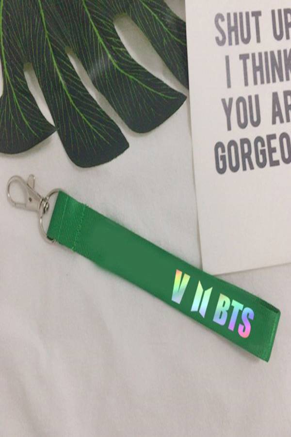 Generic - Green Bts Key Chain - Image 1
