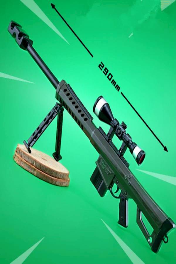 Fortnite Sniper Rifle Keychain Grey/Black - Image 3