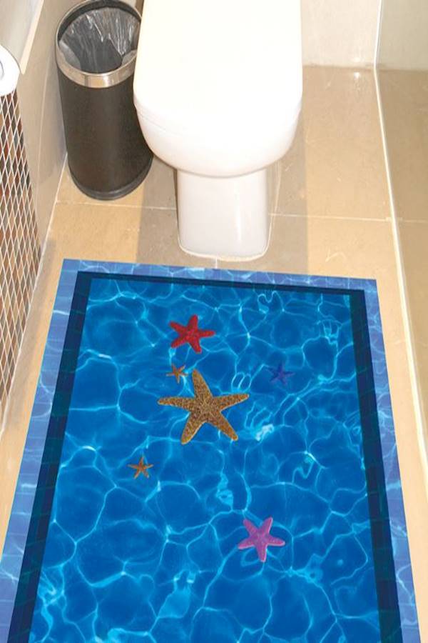 3D Swimming Pool Large Wall Stickers Home Decor Bathroom Floor Art Decal Removable Pvc Wall Sticker-Xx - Image 4
