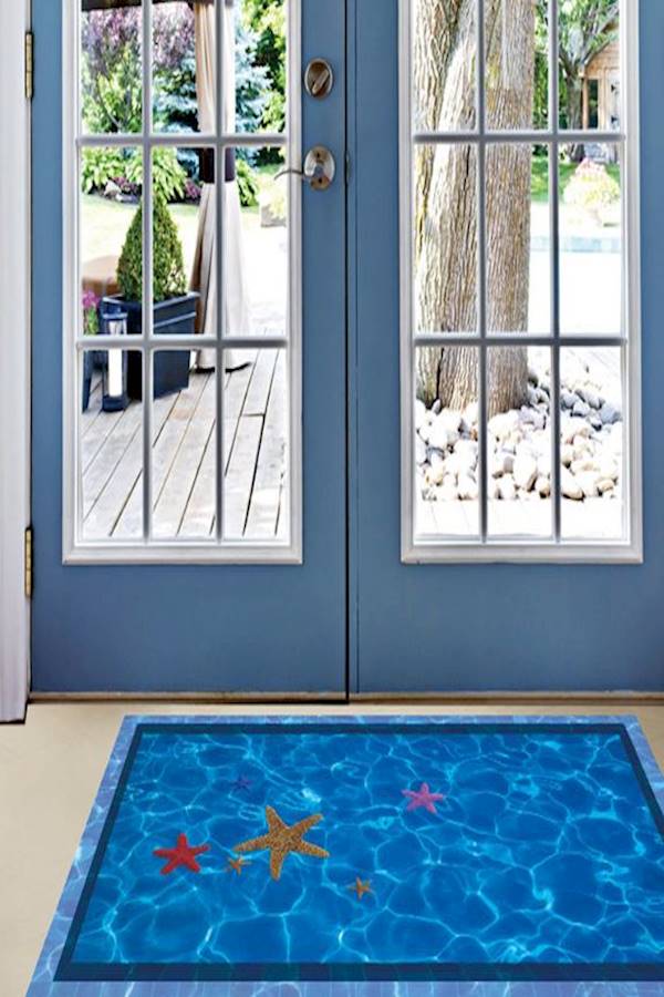 3D Swimming Pool Large Wall Stickers Home Decor Bathroom Floor Art Decal Removable Pvc Wall Sticker-Xx - Image 2