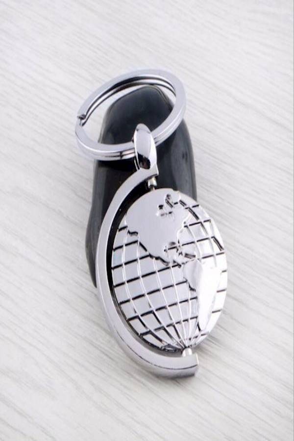 Globe Alloy Metal Key Holder Casual Key Chain - Image 3
