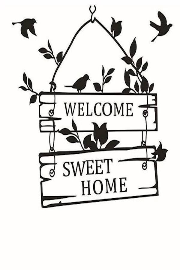 Bedroom Home Decor Wall Sticker Multicolour - Image 1