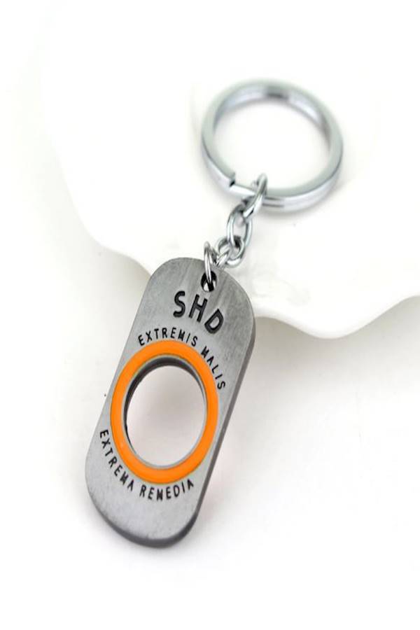 Tom Clancy's The Division Game Metal Dog Tag Keychain