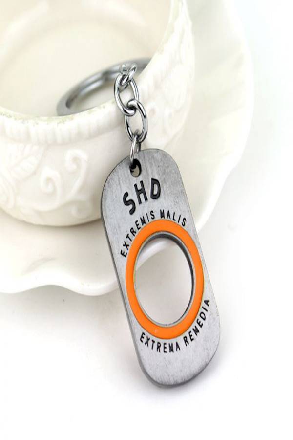 Tom Clancy's The Division Game Metal Dog Tag Keychain