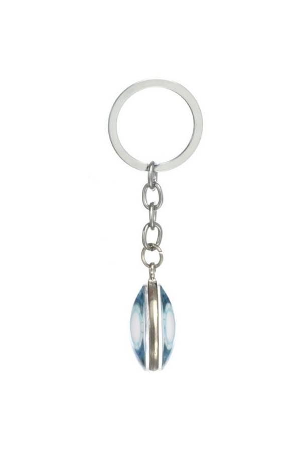 Iron Man Glass Keychain Blue/Silver - Image 2