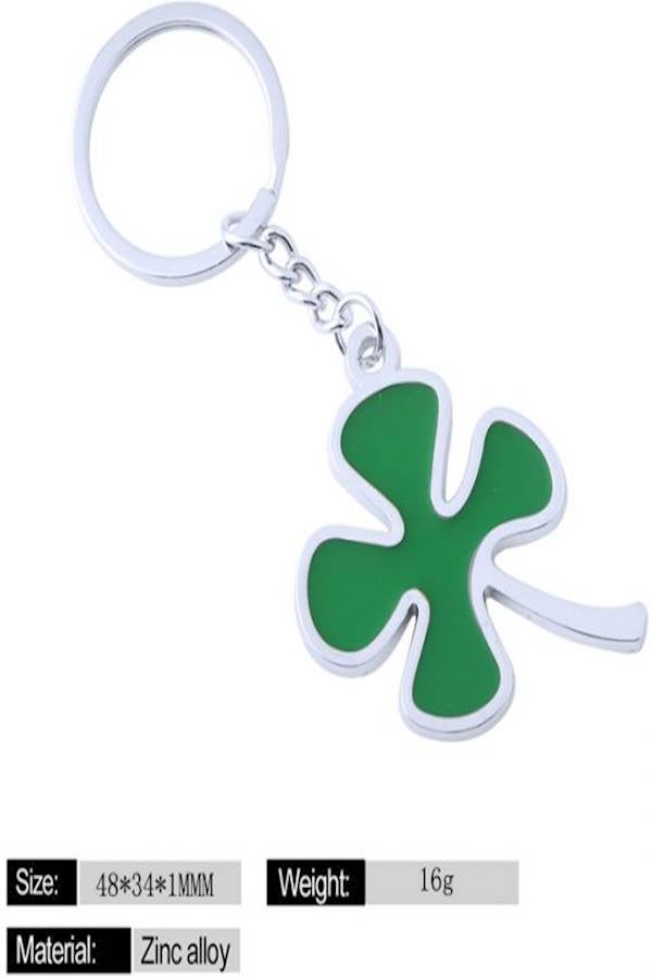 Leaf Shape Alloy Metal Key Holder Casual Key Chain - Image 5