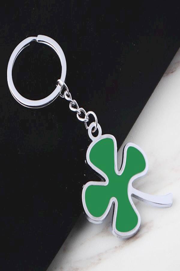Leaf Shape Alloy Metal Key Holder Casual Key Chain - Image 3