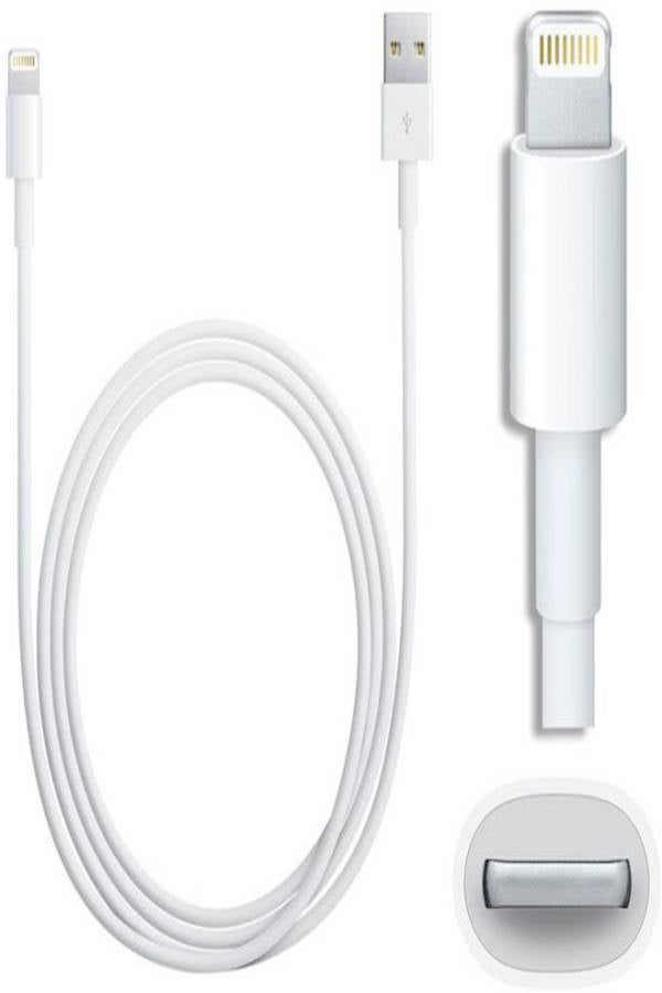 Generic - USB Lightning Cable For Apple iPhone 5S And 6 Plus White - Image 1