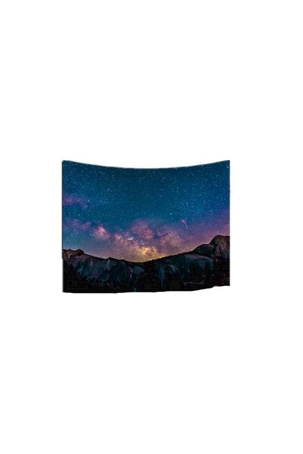 Psychedelic Starry sky Printed Table Cloth Beach Towel 150*130cm - Image 2