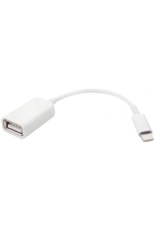 Lightning 8-Pin To USB Female Cable Connector White - Image 3