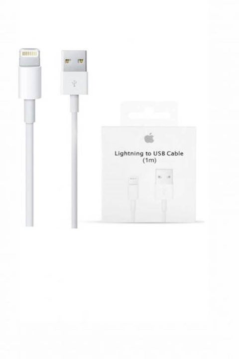 Lightning To USB Cable For Mobile Phone White