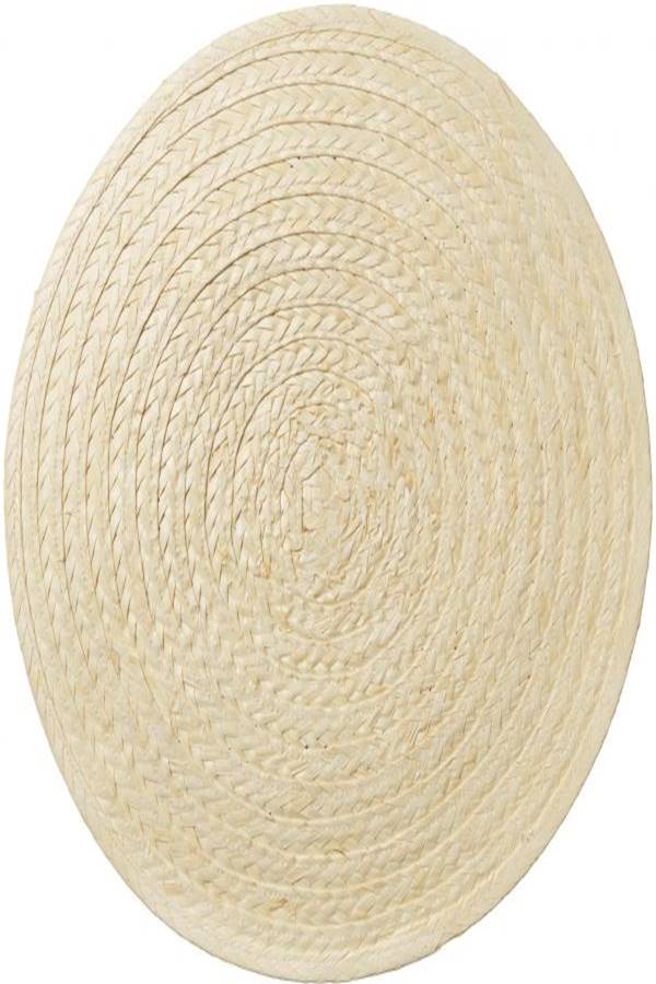 سلوتين مفرش أطباق من أوراق النخيل الطبيعية متعدد الألوان