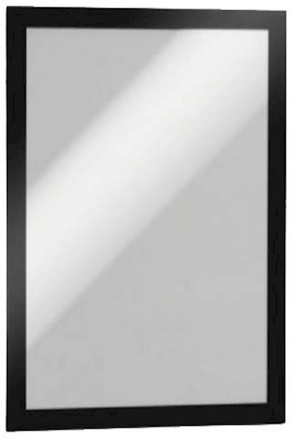 Durable Duraframe Self-Adhesiveâ Magnetic Frame A4 2 Per Pack Black