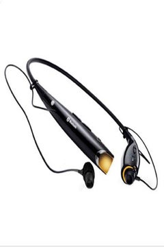 Wireless In-Ear Handsfree Earphones Black/Yellow/White