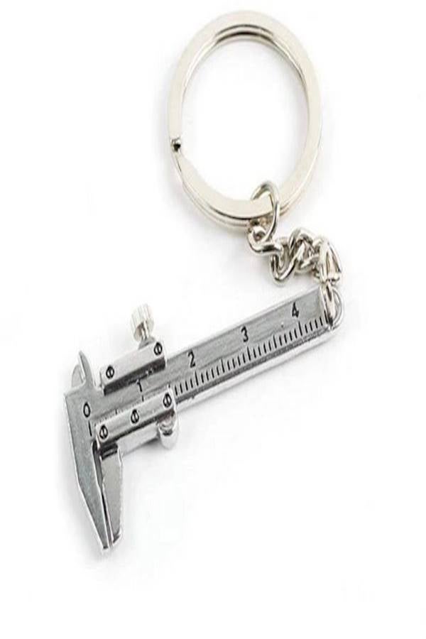 Generic Mini Vernier Caliper Tool Slider Slides Key Chain  - Image 3
