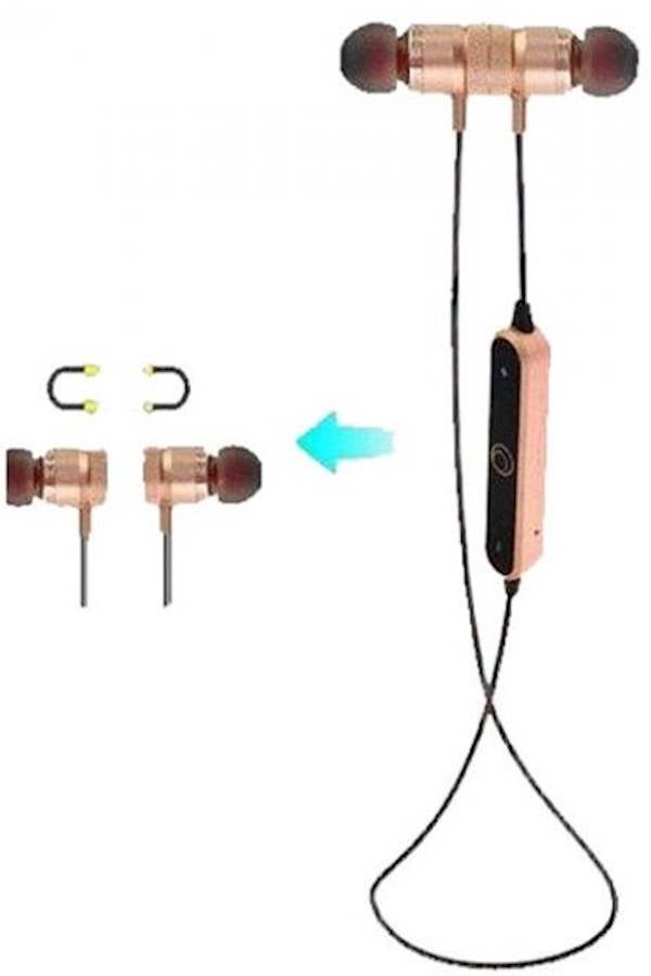 Bt-22 In-Ear Headphones Wireless Bluetooth Earphones Gold - Image 3