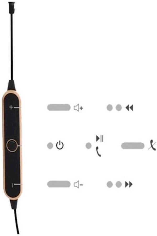Bt-22 In-Ear Headphones Wireless Bluetooth Earphones Gold - Image 5