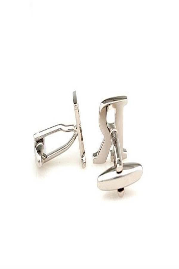 Generic - Letter R Shaped Cufflinks - Image 1