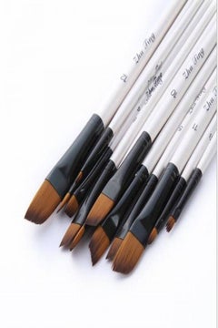 12Piece Nylon Hair Wooden Handle Watercolour Paint Brush Pen Set - v1555614843/N24135420A_2