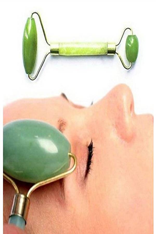 Generic - Royal Jade Roller Massager Sliing Tool Facial Face Massage From - Image 1