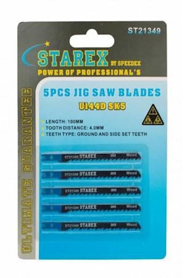 5-Piece Jigsaw Blade Tools Set Silver