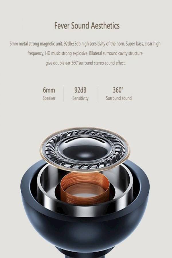 Awei Wireless In-Ear Earphone Black/Red - Image 3