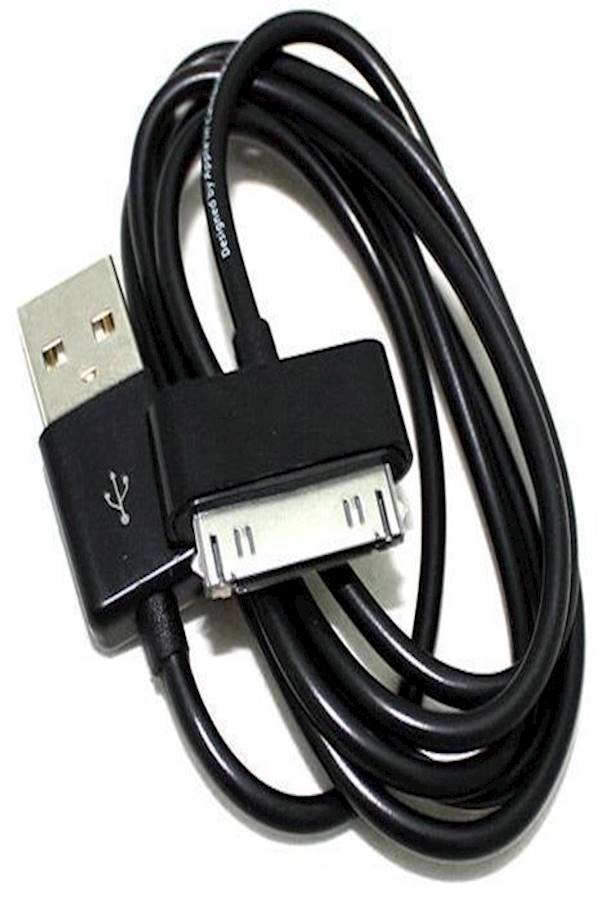 ماركة غير محددة كابل شحن ومزامنة بيانات بمنفذ USB لأجهزة آي باد 2/3 وآيفون 4/4S/3G/3Gs وآيبود أسود 