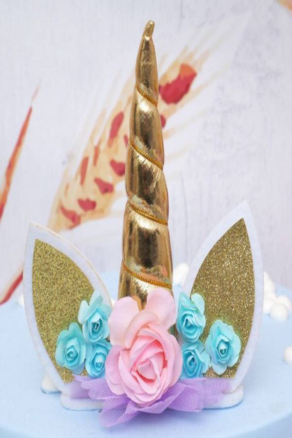Unicorn Cupcake Topper Multi Color - Image 2