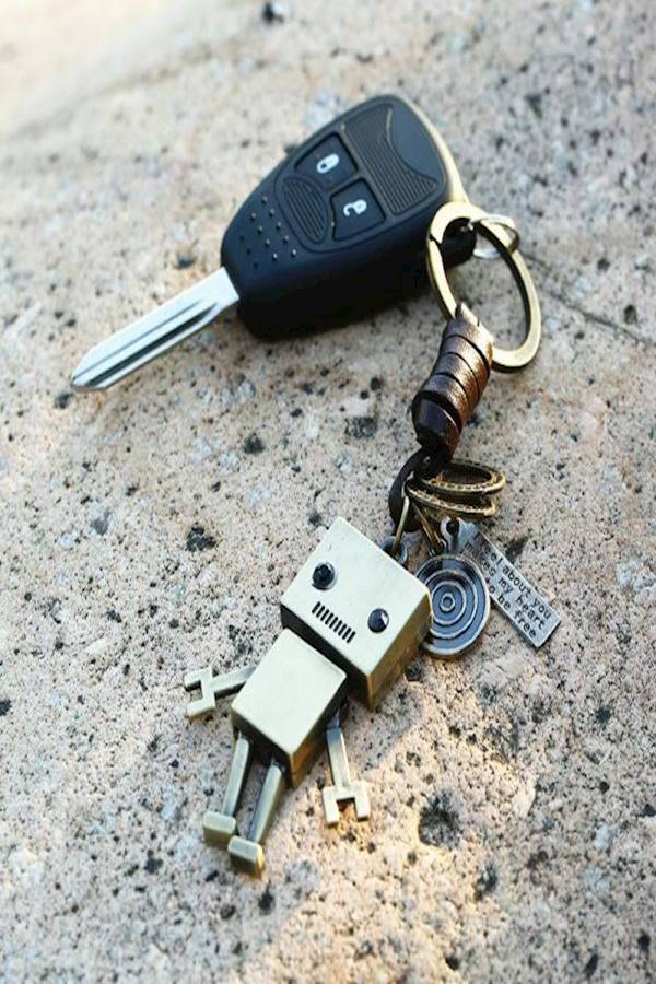 Alloy Robot Key Chain - Image 4