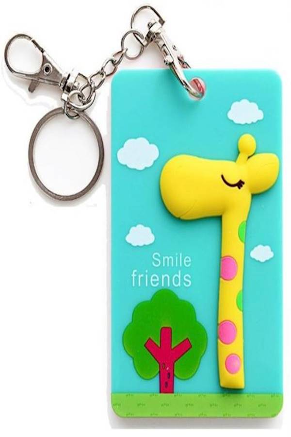 Generic Giraffe Card Case, Cartoon Card Holder Keychain  - Image 2