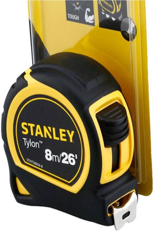Stanley Value Lock Measuring Tape Black/Yellow 8meter  - Image 2