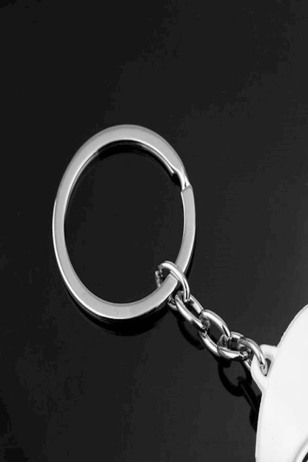 Personality Mask Keychain White - Image 5