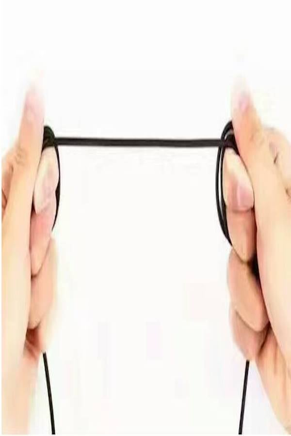 كابل صوت Aux بمنفذ ستيريو أسود - Image 3