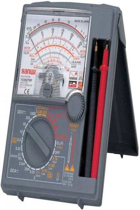 Analog Multimeter Grey/Red/Black