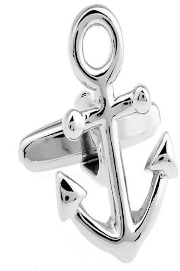 Generic - Copper Anchor Shaped Cufflinks - Image 1