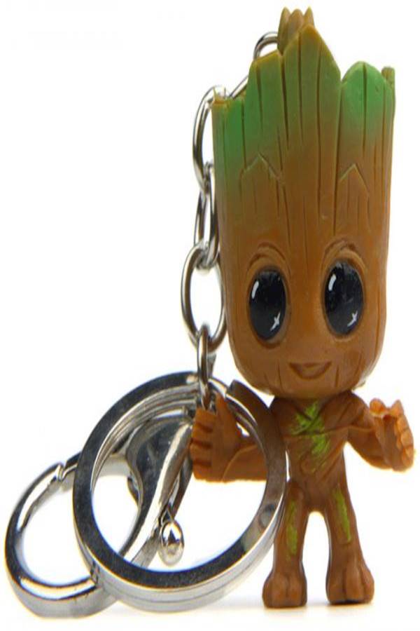 Generic - Anime Guardians Of The Galaxy Q Version Treant Groot Key Chain 4 Pack - Image 1