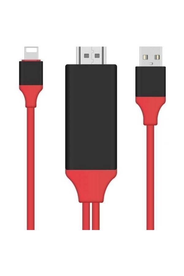 Generic - 2m Lightning To HDMI AV TV Cable Adapter - Image 1
