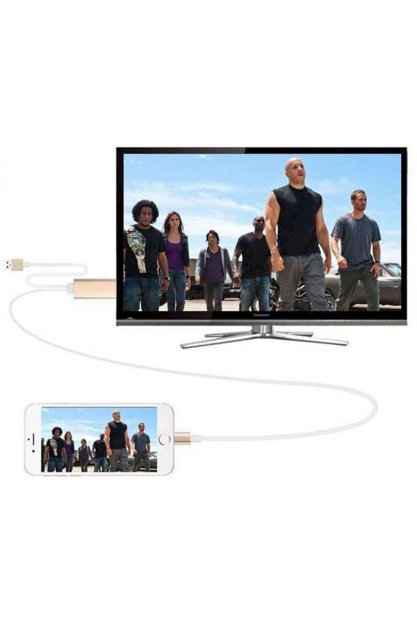 Generic - 2m Lightning To HDMI AV TV Cable Adapter - Image 1